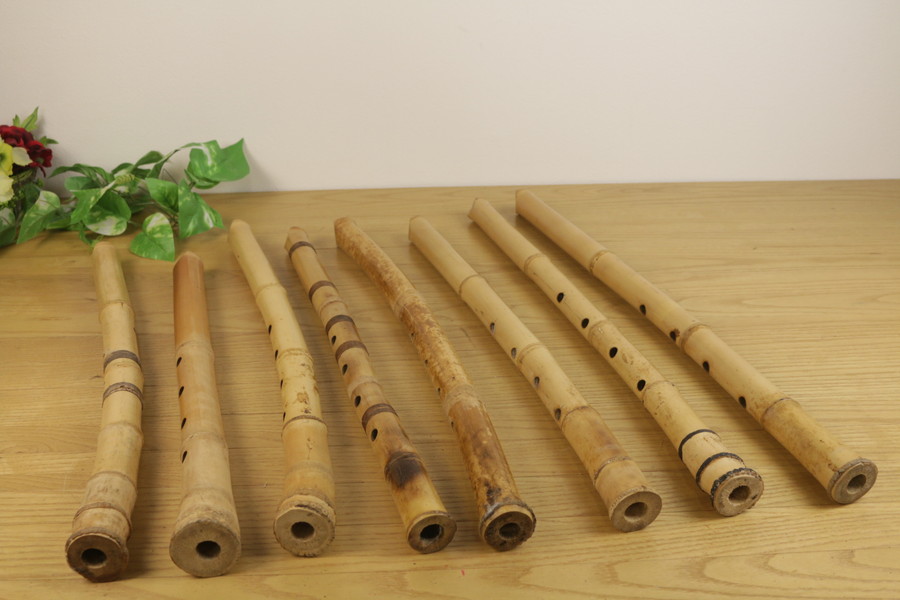 激安価額尺八８点セット 笛 和器 竹製 本体