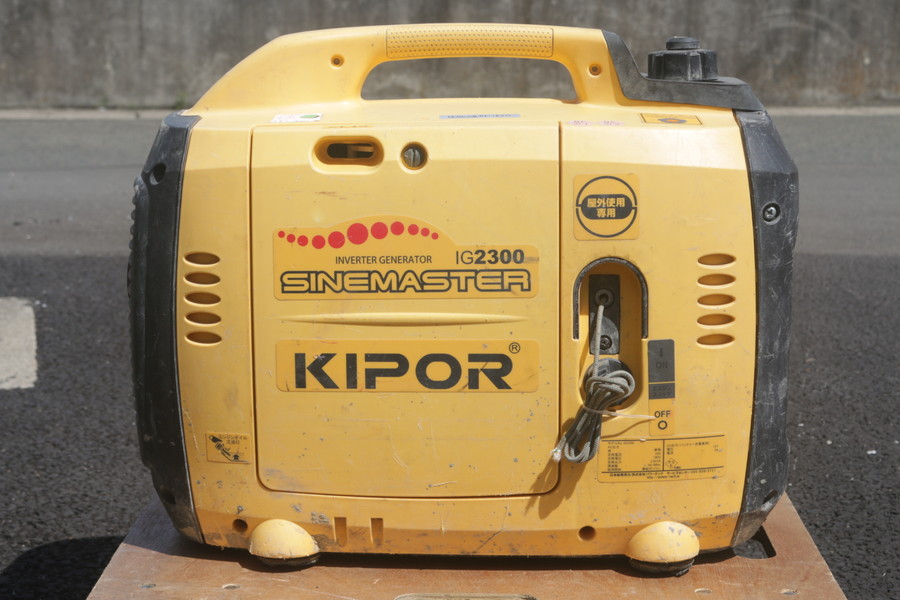 KIPOR IG2300 インバーター発電機ジャンク KIPOR インバーター発電機 IG2300 パワーテック ジャンク品
