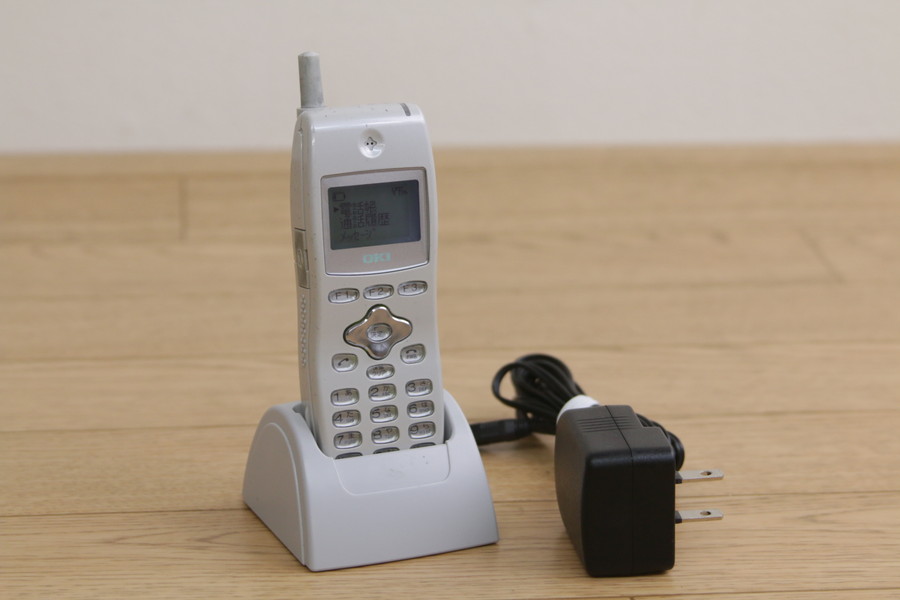 デジタルコードレス電話 UM7700 新品未使用品 取扱説明書-デジタルコードレス電話機「UM7700」｜IPテレフォニー｜OKI