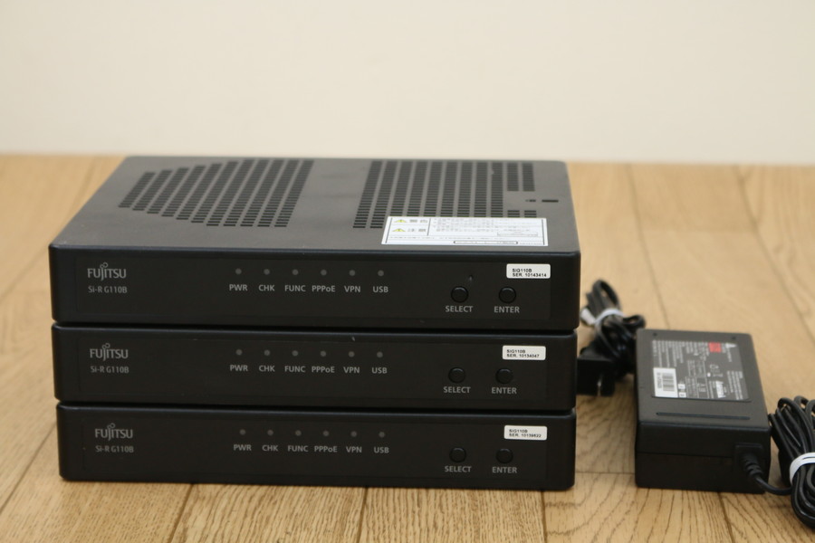 富士通】(FUJITSU Si-R G110B)IPアクセスルーター3点 2019年 富士通】(FUJITSU Si-R G110B)IPアクセスルーター3点 2019年