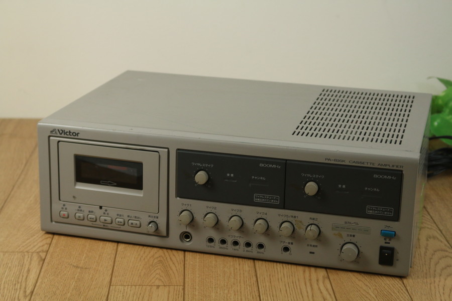 Victor プリアンプ ビクター】（VICTOR PA-816K）カセットアンプ ジャンク!! 管Z7199