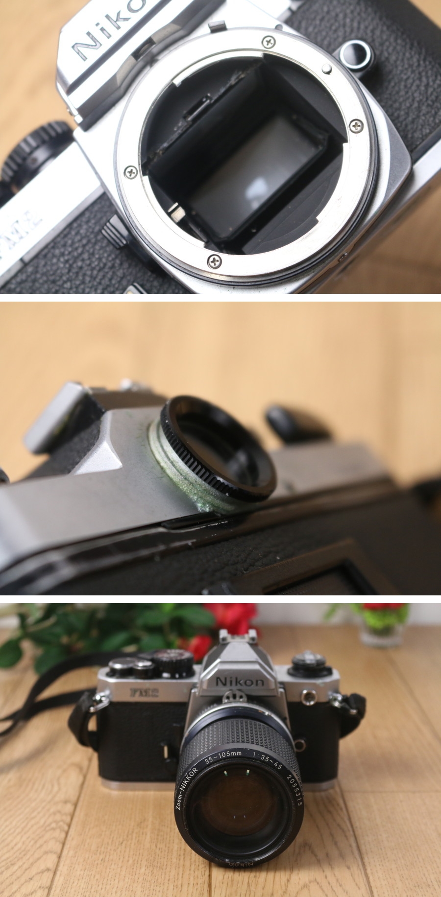 ニコン Nikon FM2】フィルムカメラ 一眼レフカメラ ZOOM-NIKKOR 35