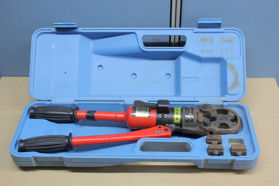 泉精器 IZUMI 9H-2】圧着端子用手動油圧工具 管25ざ201